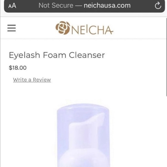 Korean NEICHA eyelashes extensions shampoos cleaner - Picture 6 of 7